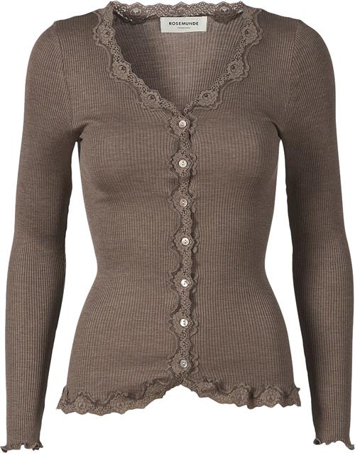 Se Rosemunde Cardigan m. Blonde Kvinde Brun Cardigans Str S - Bomuld hos Magasin ved Magasin