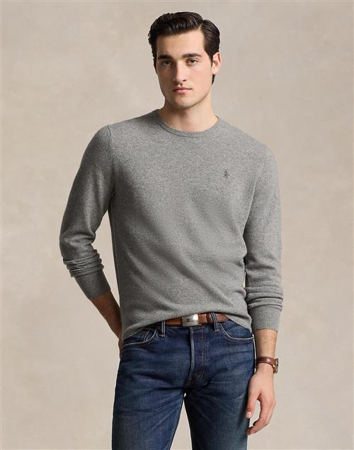 Polo Ralph Lauren 2/27 Merino Rwsls CN PP Mand Grå Sweaters Str XL Merino - hos Magasin