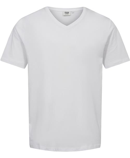 Magasin du Nord Collection Magasin Marvin 2 G Mand Bright White Kortærmede Tshirts Str XL Bomuld