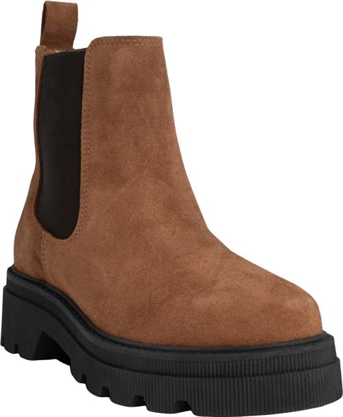 Shoe The Bear Stbsanna Chelsea S Kvinde Light Brown Chelsea Boots Str 41 - hos Magasin