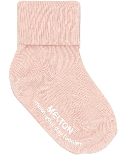 Se Melton Basic Sock ABS Str 27-30 - Lyserød Strømper hos Magasin ved Magasin