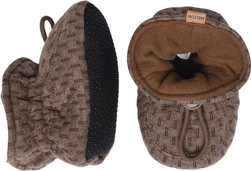 Se Melton Textile Slippers w. Structure Denver Melange Hjemmesko Str 20/21 - Polyester hos Magasin ved Magasin