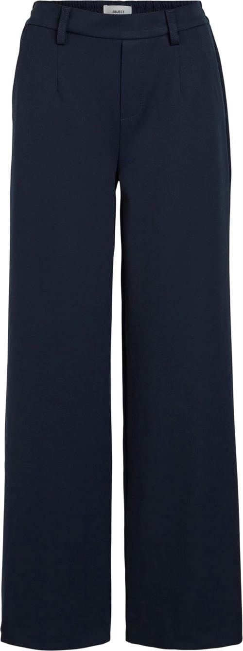 Object Objlisa Wide Pant Noos Kvinde Sky Captain Bukser Med Brede Ben Str 40 - hos Magasin