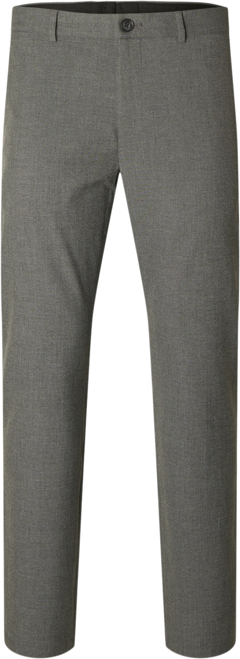 Se Selected Homme Slhslimrobert Flex 175 Pants Noos Mand Grå Chinos Str "30/""32" - hos Magasin ved Magasin