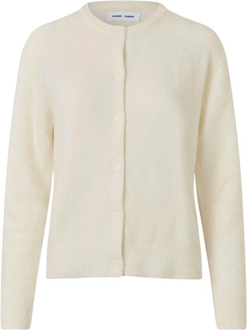 Samsøe Samsøe Nor Short Cardigan 7355 Kvinde Clear Cream Cardigans Str S - hos Magasin