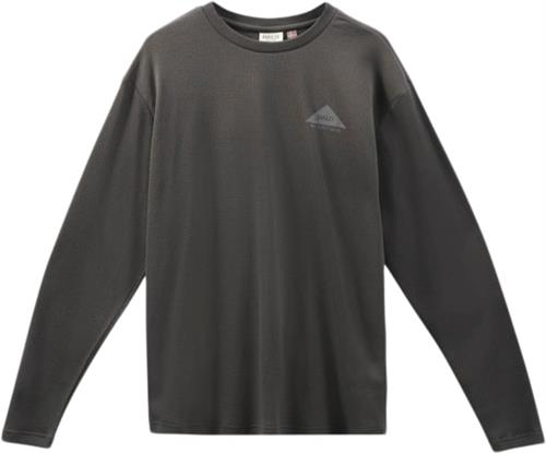 Newline HALO Halo Gear Waffle L/S Tshirt Mand Raven/raven Langærmede T-shirts Str XL - hos Magasin