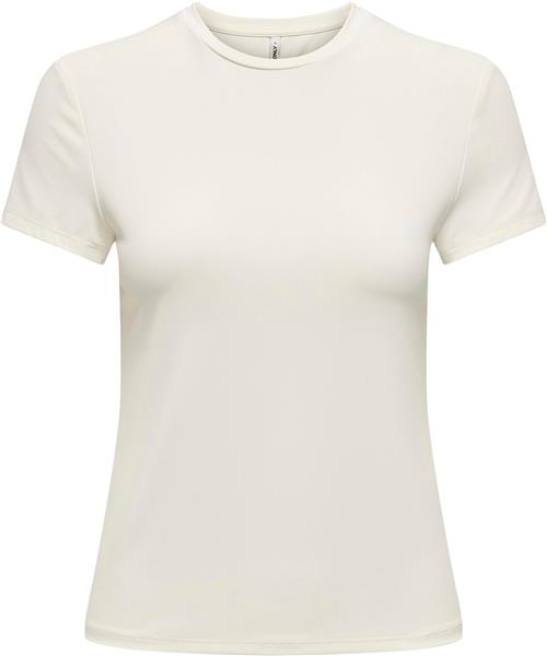 Se ONLY Onlea S/S TOP O Neck CS JRS Kvinde Hvid Kortærmede T-shirts Str XS - hos Magasin ved Magasin