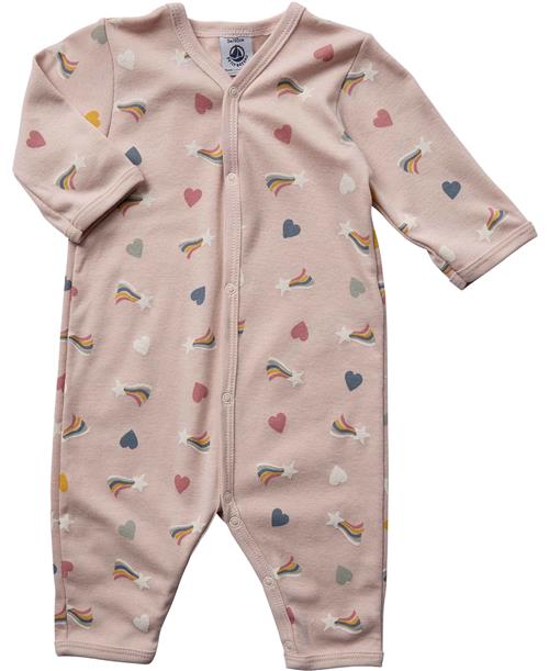 Petit Bateau Footless Sleepsuit 3M Str 18M - Saline/multico Nattøj hos Magasin