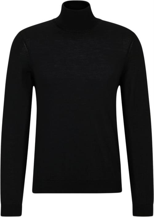 BOSS Boss Men Business Leisure Knitwear Mand Sort Turtlenecks Str M - hos Magasin