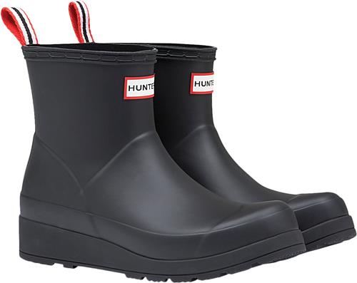 Se Hunter Original Play Boot Short Kvinde Black Gummistøvler Str 43 - Polyester hos Magasin ved Magasin