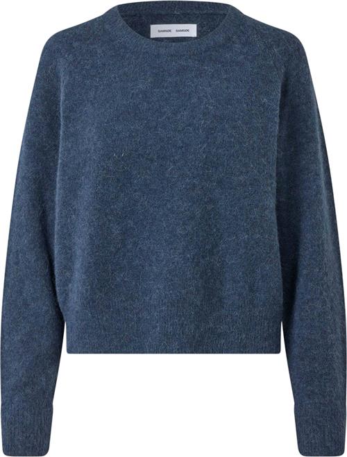 Se Samsøe Samsøe Nor on Short 7355 Kvinde Outer Space Sweaters Str XL - hos Magasin ved Magasin