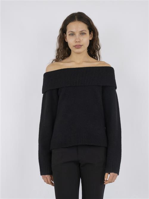 Se Neo Noir Jane Knit Blouse Kvinde Black Sweaters Str 40 - hos Magasin ved Magasin