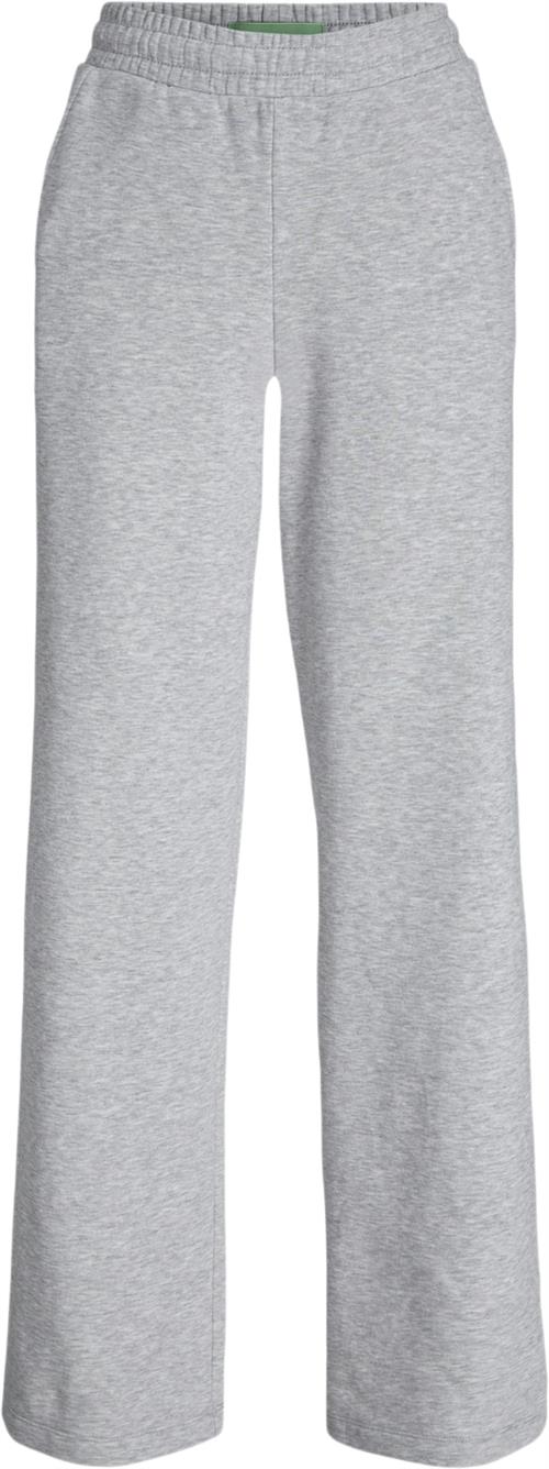 JJXX Jxally REG Wide HW Pants SWT Noos Kvinde Grå Bukser Med Brede Ben Str XS - hos Magasin