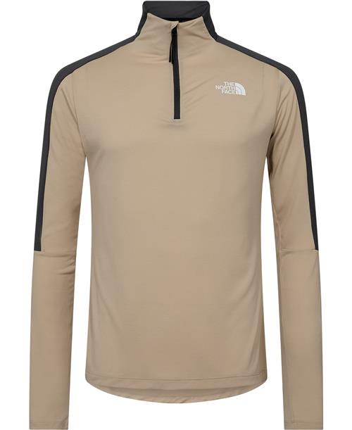 The North Face M MA 1/4 ZIP LS TEE Granite Sand/an Mand Granite Sand/an Fleece Str L - hos Magasin