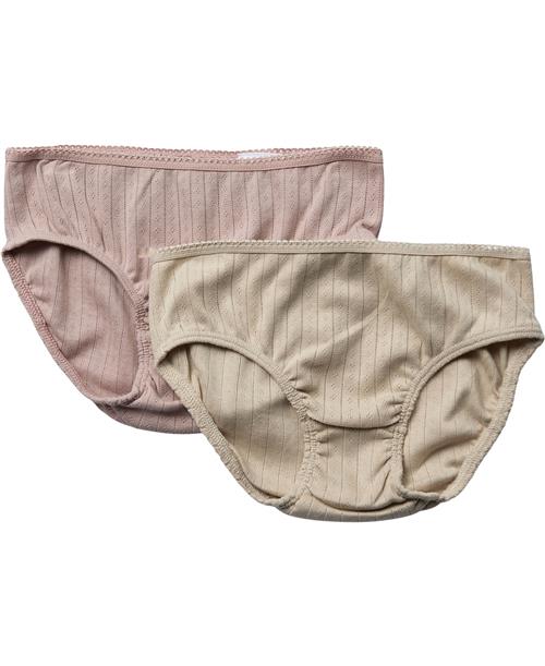 BAKITO by Magasin Du Nord Collection BAKITO by Magasin Ava Briefs 2pack Organic Gots Str 4 Adobe Rose Underbukser Bomuld