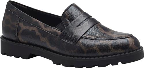 Tamaris 124343-43 Kvinde Leopard Loafers Str 40 - hos Magasin