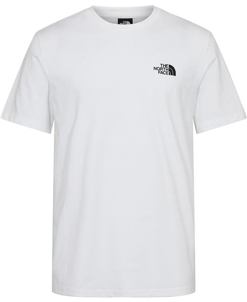 The North Face M S/S Simple Dome TEE TNF White Mand Hvid Kortærmede T-shirts Str XL - hos Magasin