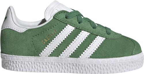 adidas Originals Gazelle CF EL I Green/ftwwht/gold Sneakers Str 19 - hos Magasin