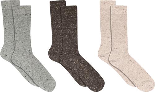 mpWoman Betty Socks 3-pack Ankelstrømper Str 40/42 - Viskose hos Magasin