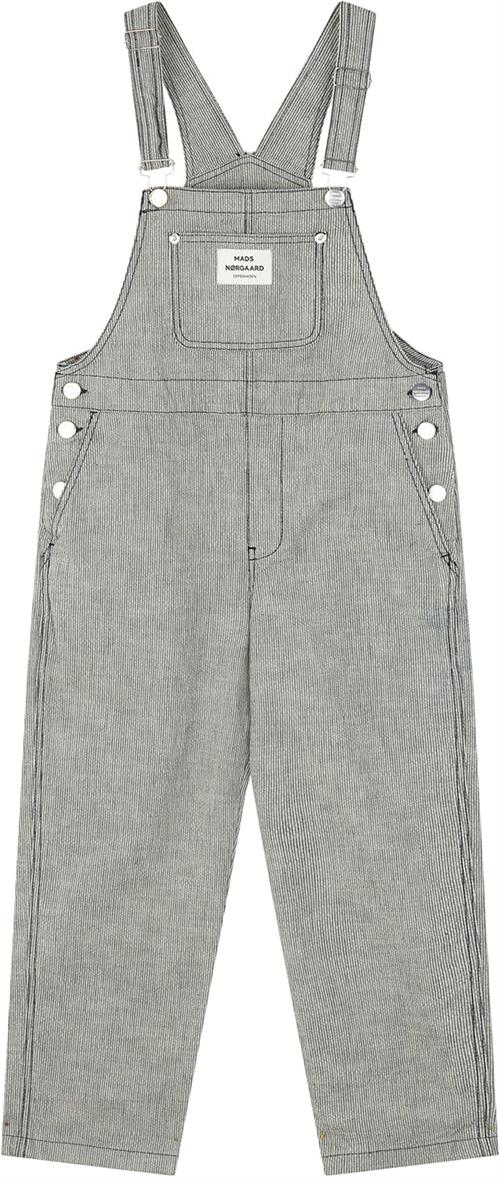 Mads Nørgaard - Copenhagen Milk Fidel Overall Pants Str 8 år - Estate Blue/cloud Dancer Buksedragter hos Magasin