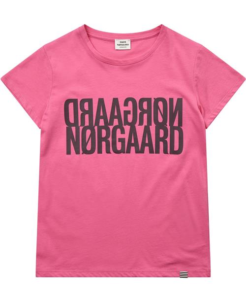 Mads Nørgaard - Copenhagen Single Organic Tuvina Tee Str 10 år - Lyserød Kortærmede T-shirts hos Magasin