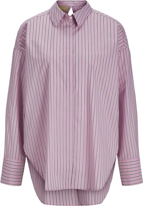 JJXX Jxmagna Shirt WVN Kvinde Moonlite Mauve/stripes Langærmede Skjorter Str XS - hos Magasin