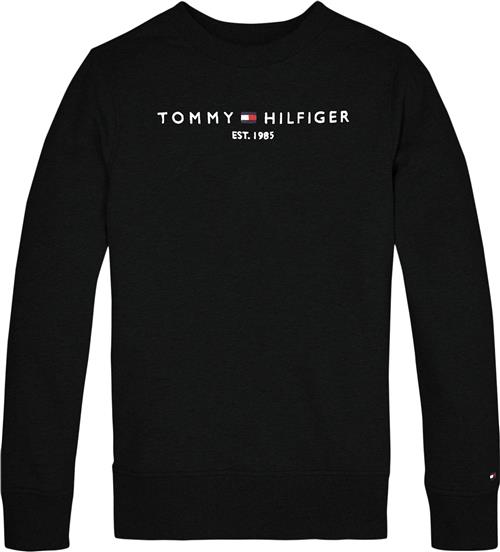 Tommy Hilfiger Essential Sweatshirt Str 10 år / 140 cm - Bds Sweatshirts Bomuld hos Magasin