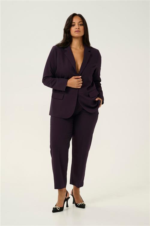 Kaffe Curve Kcsakira Blazer Kvinde Dawn Purple Blazere Str 46 - hos Magasin