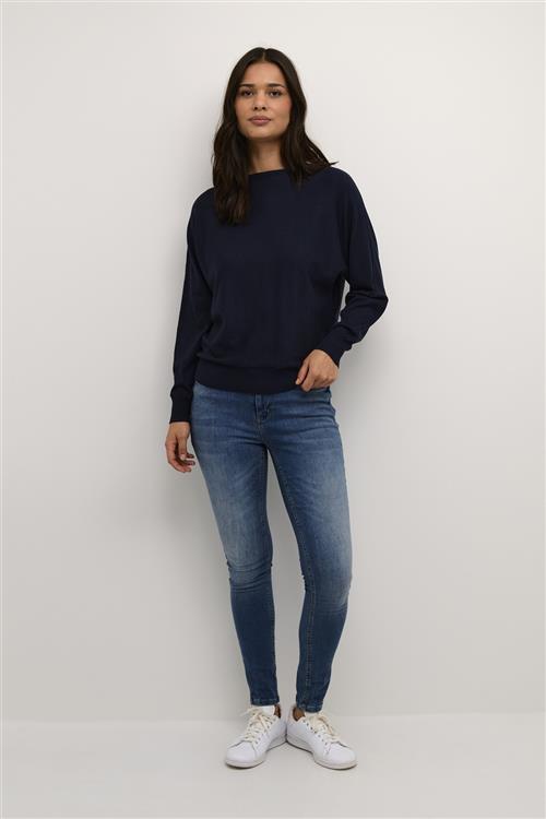 Culture Cuannemarie Batwing Jumper Kvinde Salute Langærmede Bluser Str L - hos Magasin