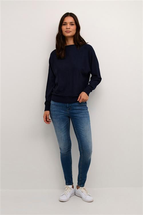 Culture Cuannemarie Batwing Jumper Kvinde Salute Langærmede Bluser Str XL - hos Magasin