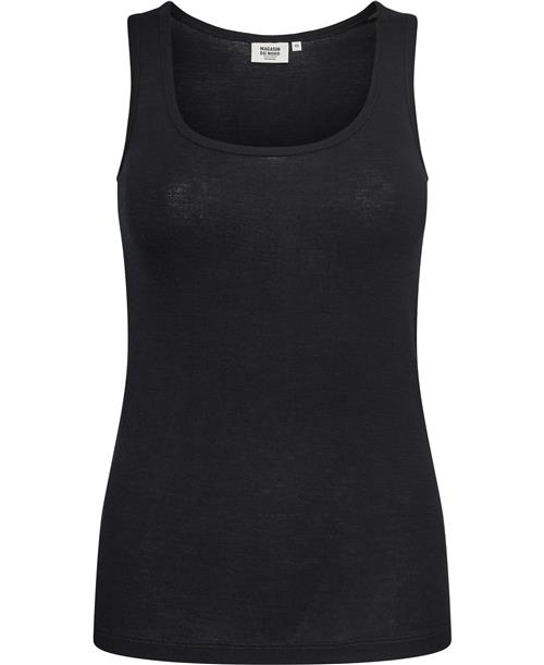 Magasin du Nord Collection Magasin Celia 2 100 RWS Merino Wool Kvinde Black Tanktoppe Str XS Merino