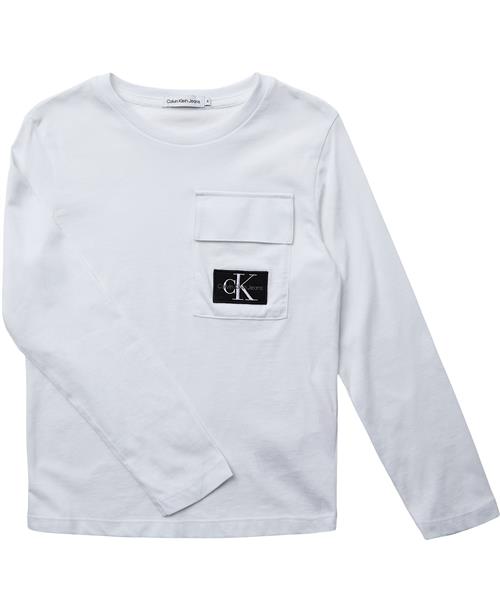 Calvin Klein Long Sleeve Tshirt Str 14 år - Yaf Langærmede T-shirts Bomuld hos Magasin