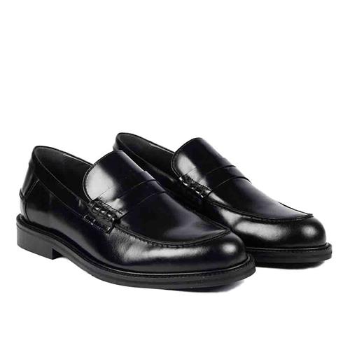 Se ANGULUS Loafer Kvinde 1835 Black Loafers Str 40 - hos Magasin ved Magasin