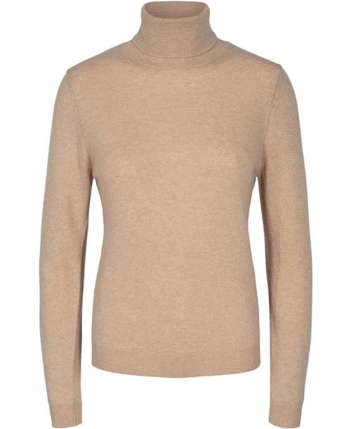 United Colors of Benetton Turtle Neck S Kvinde Sand Rullekraver Str S - hos Magasin