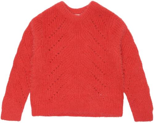 Se The New Tndiva Knit Pullover Str 110-116 cm/5-6 år - Chrysanthemum Strik Akryl hos Magasin ved Magasin