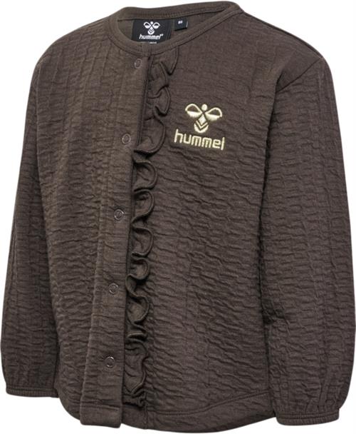 Se Hummel Hmlissa Sweat Jacket Str 4 år / 104 cm - Chocolate Brown Sweatshirts hos Magasin ved Magasin