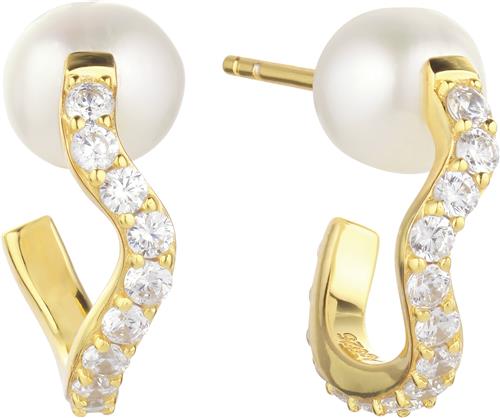 Sif Jakobs Jewellery Ponza Creolo Medio Earrings ONE SIZE - Creoler hos Magasin