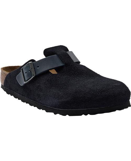 Se Birkenstock Boston Leve/leoi Midnight Mand Midnight Sandaler Str 46 - hos Magasin ved Magasin