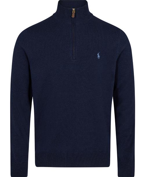 Se Polo Ralph Lauren 2/27 Merino Rwsls HZ PP Mand Blå Turtlenecks Str M Merino - hos Magasin ved Magasin