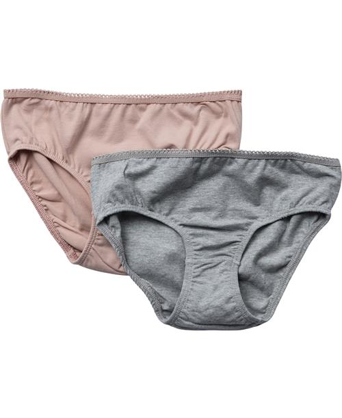 Se BAKITO by Magasin Du Nord Collection BAKITO by Magasin Girls Briefs 2pack Str 6 Light Grey Melange Underbukser Bomuld ved Magasin