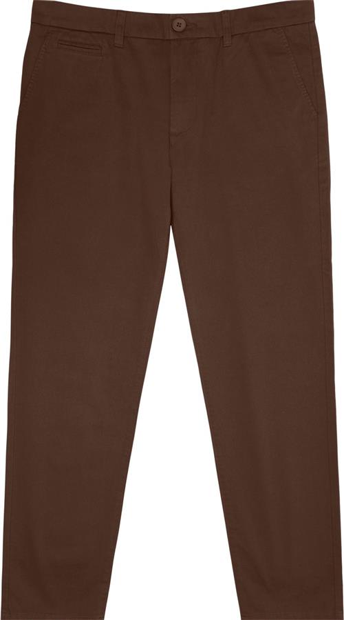 Knowledge Cotton Apparel Chuck Regular Chino Twill Pants Gots/vegan Mand Demitasse (Brown) Chinos Str 30/34 - Bomuld hos Magasin