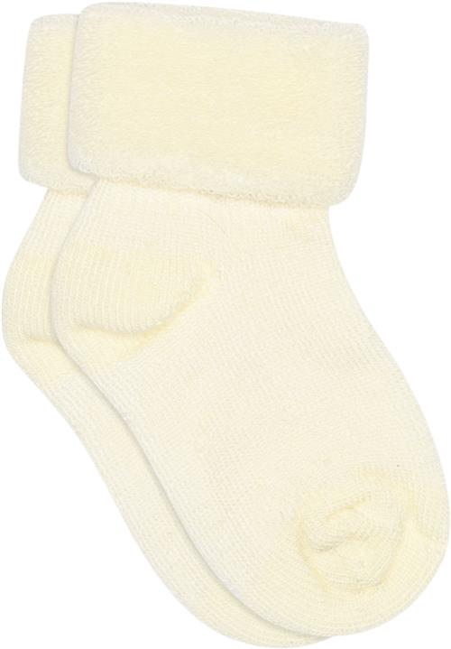 mpKids Ankle Terry Wool Baby Str 17/18 - Råhvid Strømper hos Magasin