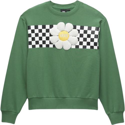 Vans Oversized Floral Crew Kvinde Fairway Sweatshirts Str M - Bomuld hos Magasin