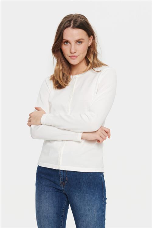 Saint Tropez A8661, Milasz Rneck Cardigan Kvinde 110605 Cardigans Classic Fit Str XS - hos Magasin