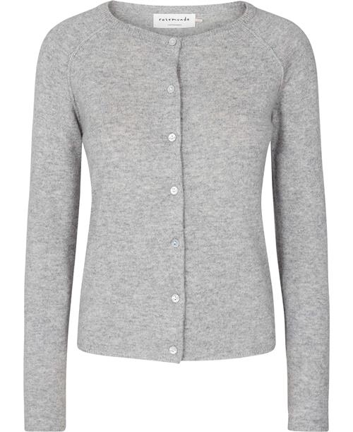 Rosemunde Cardigan ls Kvinde Grå Cardigans Str XS - Uld hos Magasin