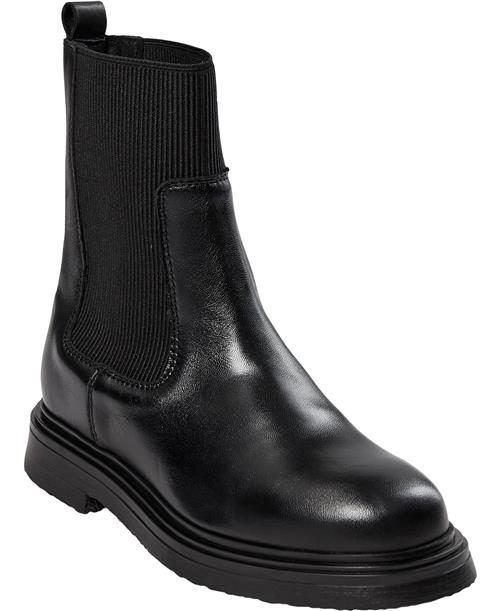 Se Pavement Friia Kvinde Black Chelsea Boots Str 39 - Læder hos Magasin ved Magasin