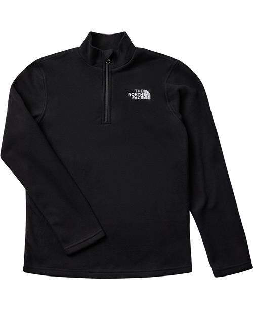 The North Face Teen Glacier 1/4 ZIP PO Glacier TNF Str L - Sort Bluser hos Magasin