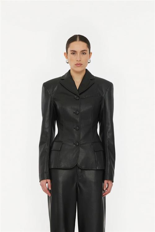 Se ROTATE Birger Christensen Fitted Blazer Kvinde Black Blazere Str 40 - hos Magasin ved Magasin