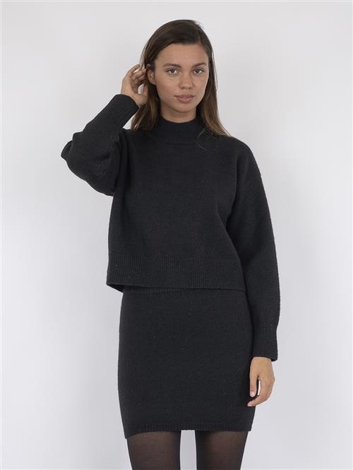 Neo Noir Paulina Knit Blouse Kvinde Black Sweaters Str 34 - hos Magasin