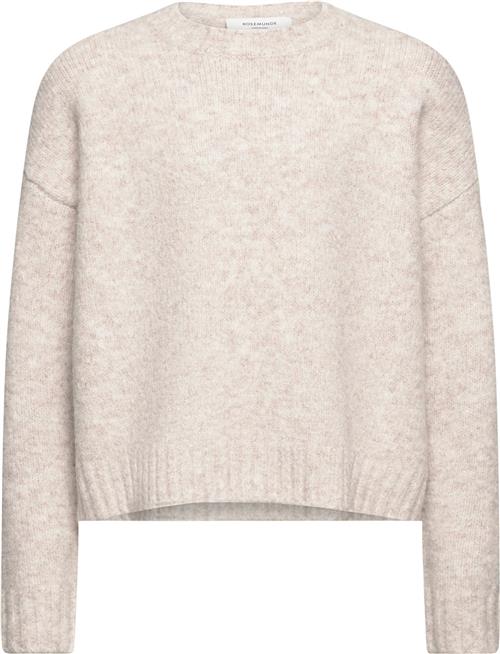 Se Rosemunde Oneck Pullover Str 128 Piger - Oat Melange Strik hos Magasin ved Magasin